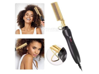 Peigne chauffant lisseur cheveux