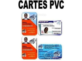 Impression de carte PVC