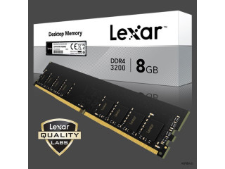 Barrette Memoire -Bureau – RAM DDR4-8G- 3200 MHz – Lexar